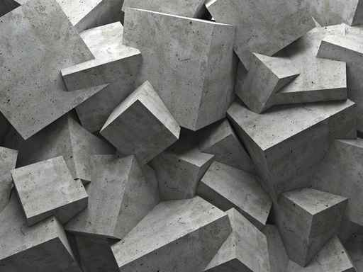 polygonal concrete blocks abstract wallpaper feature wall