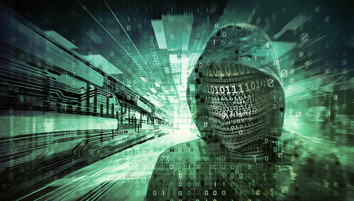 Hacker Code Wallpaper mural