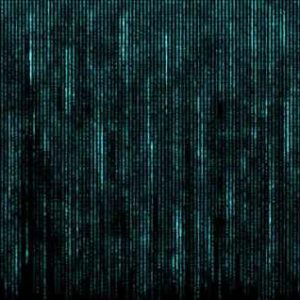 Matrix style wallpaper mural uk