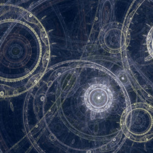 X-ray cogs wallpaper mural