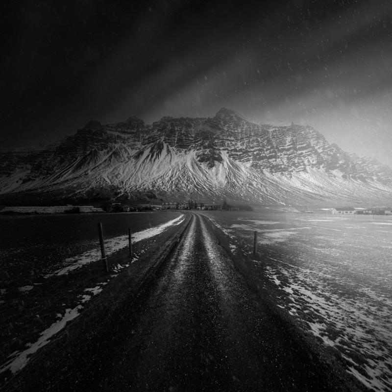 Iceland Road 1x Collection - Pictowall Custom Wallpaper