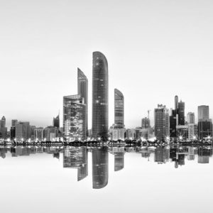 Abu Dhabi Urban Reflection 1x Collection - Pictowall Custom Wallpaper