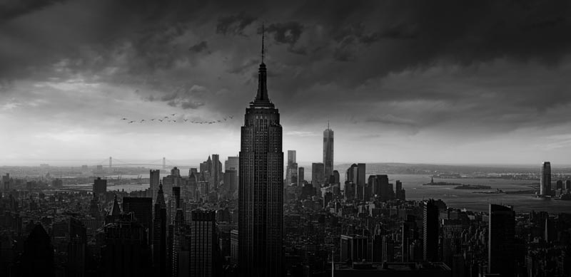 New York Rockefeller View 1x Collection - Pictowall Custom Wallpaper
