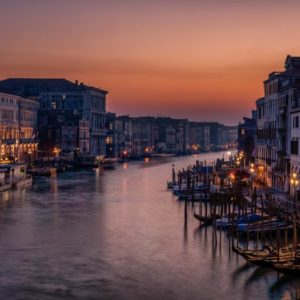 Venice Grand Canal at Sunset 1x Collection - Pictowall Custom Wallpaper