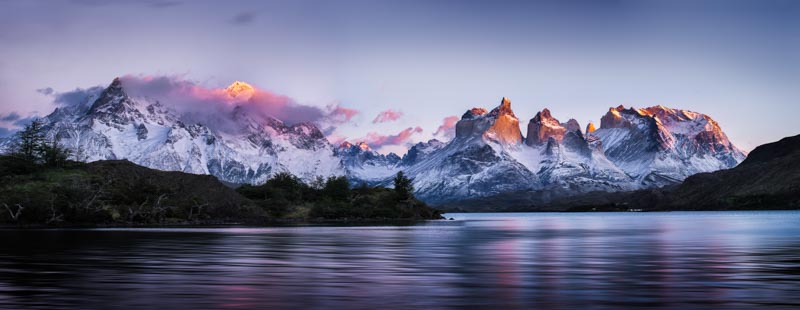 CUERNOS DEL PAINE PANO 1x Collection - Pictowall Custom Wallpaper