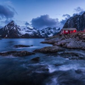 Calm Morning in Hamnoy 1x Collection - Pictowall Custom Wallpaper