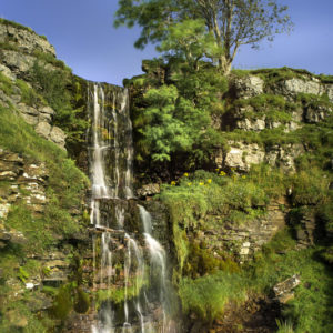 Buckden Waterfall Day Wallpaper mural