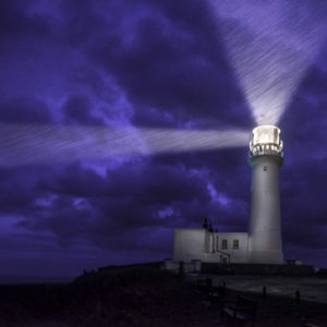 Flambrough lighthouse Wallpaper mural