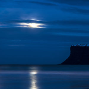 Saltburn Moonscape Wallpaper mural