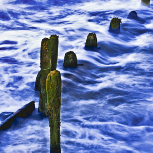 Sandsend Sea Defence Wallpaper mural