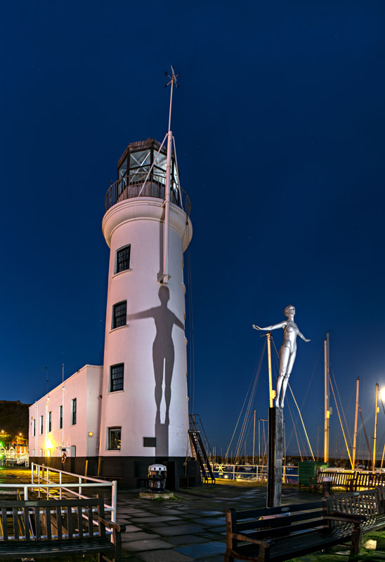 Scarbrough Lighthouse Wallpaper mural