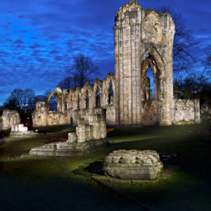 The Ruins of St Marys York Wallpaper mural