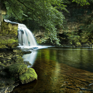 West Burton Waterfall Wallpaper mural