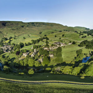 Burnsall morning Wallpaper mural