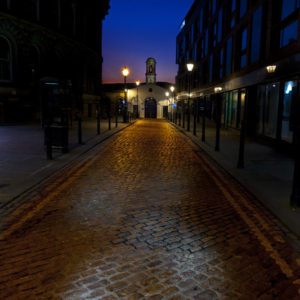 leeds near corn exchange Wallpaper mural