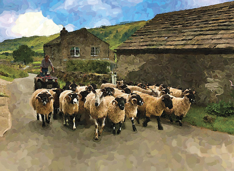 rush hour starbotten ART Wallpaper mural